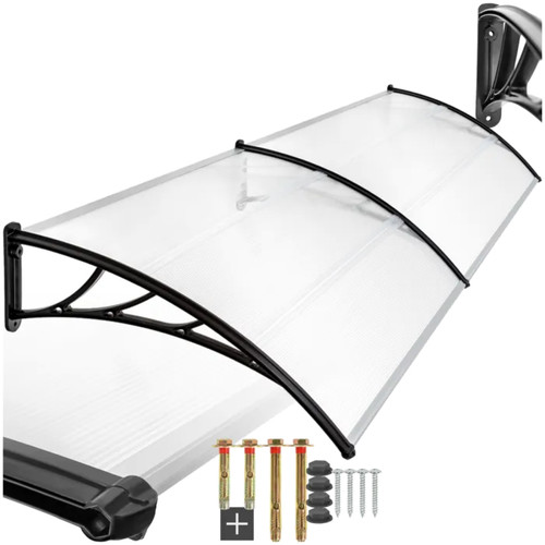 Marquise auvent porte tectake - auvent,