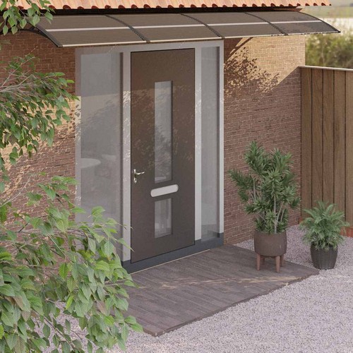 Auvent porte abri banne - auvent,